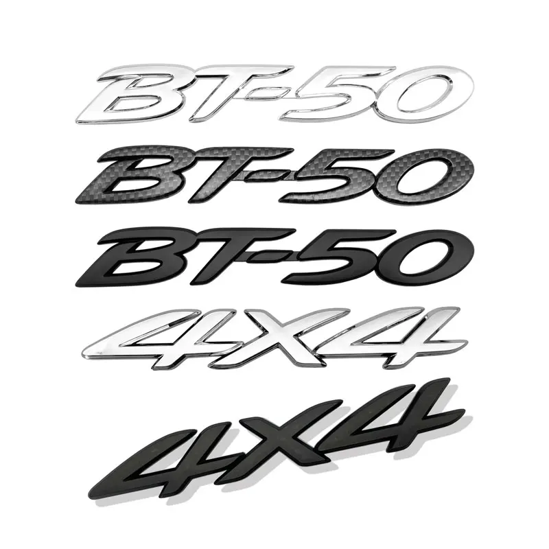 3D ABS Plastic Car Styling Rear Trunk Emblem Door Tailgate Sticker Decor For Mazda BT50 BT-50 4x4 Logo Auto Accessories