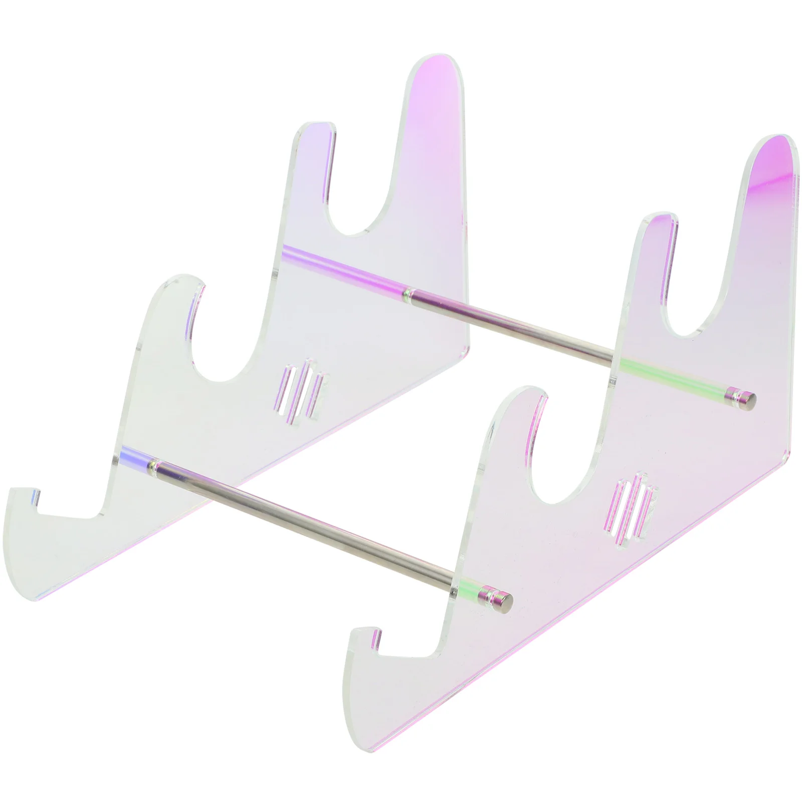 

3 Tier Acrylic Keyboard Stand Holder Display Storage For Mechanical Computer Keyboards Desk Organizer Transparent Colorful