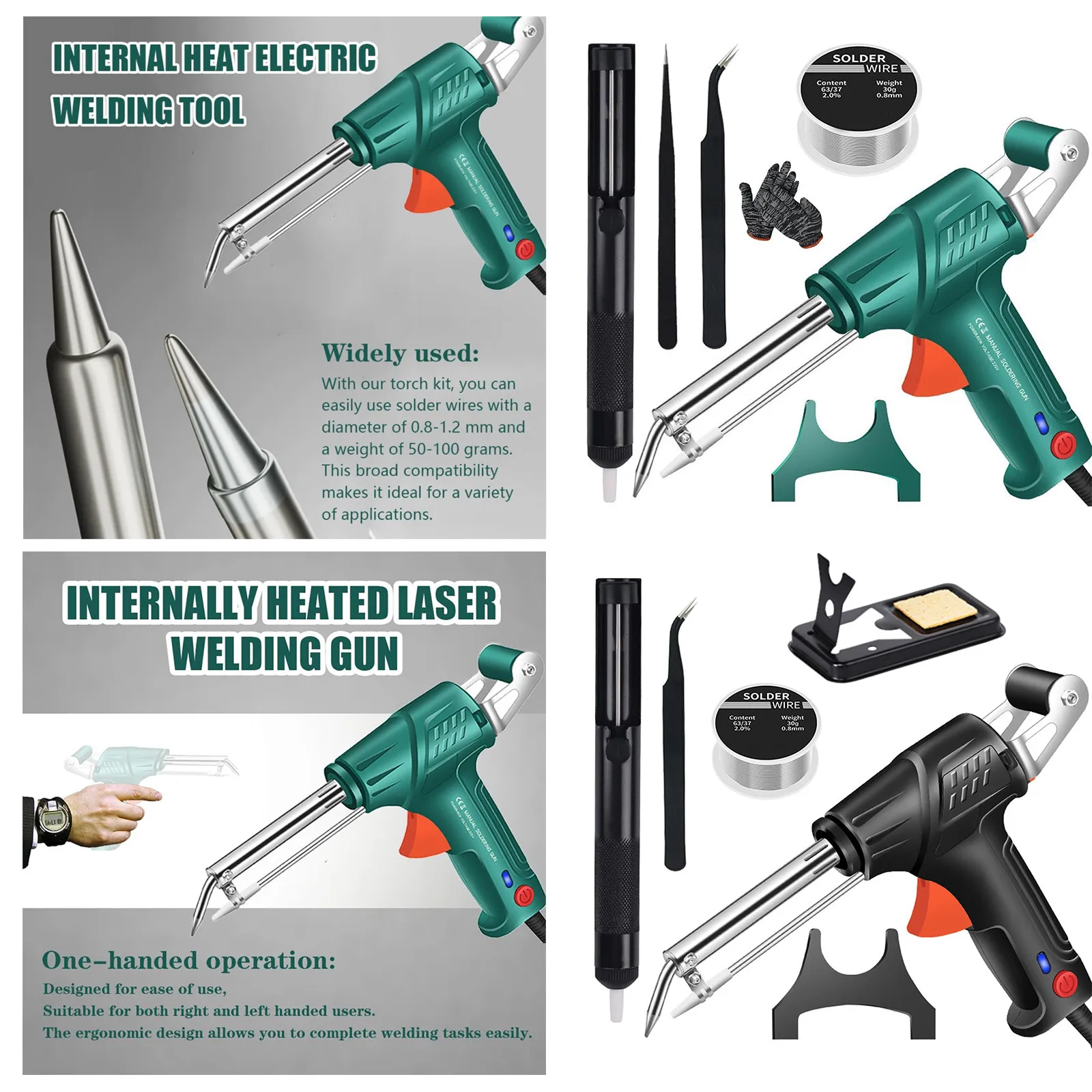 

Internal Heating Industrial Welding Tools, Multi Function Soldering Iron Welding Torch Set