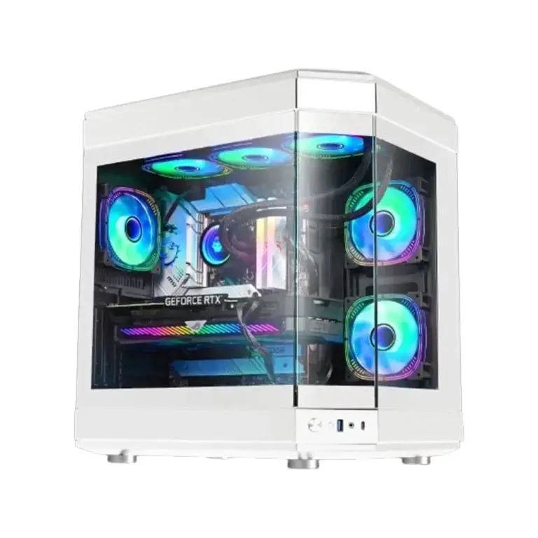 

Корпус для игрового ПК TrueNort NextGen Dual Chamber M-ATX/ATX с изогнутой панелью