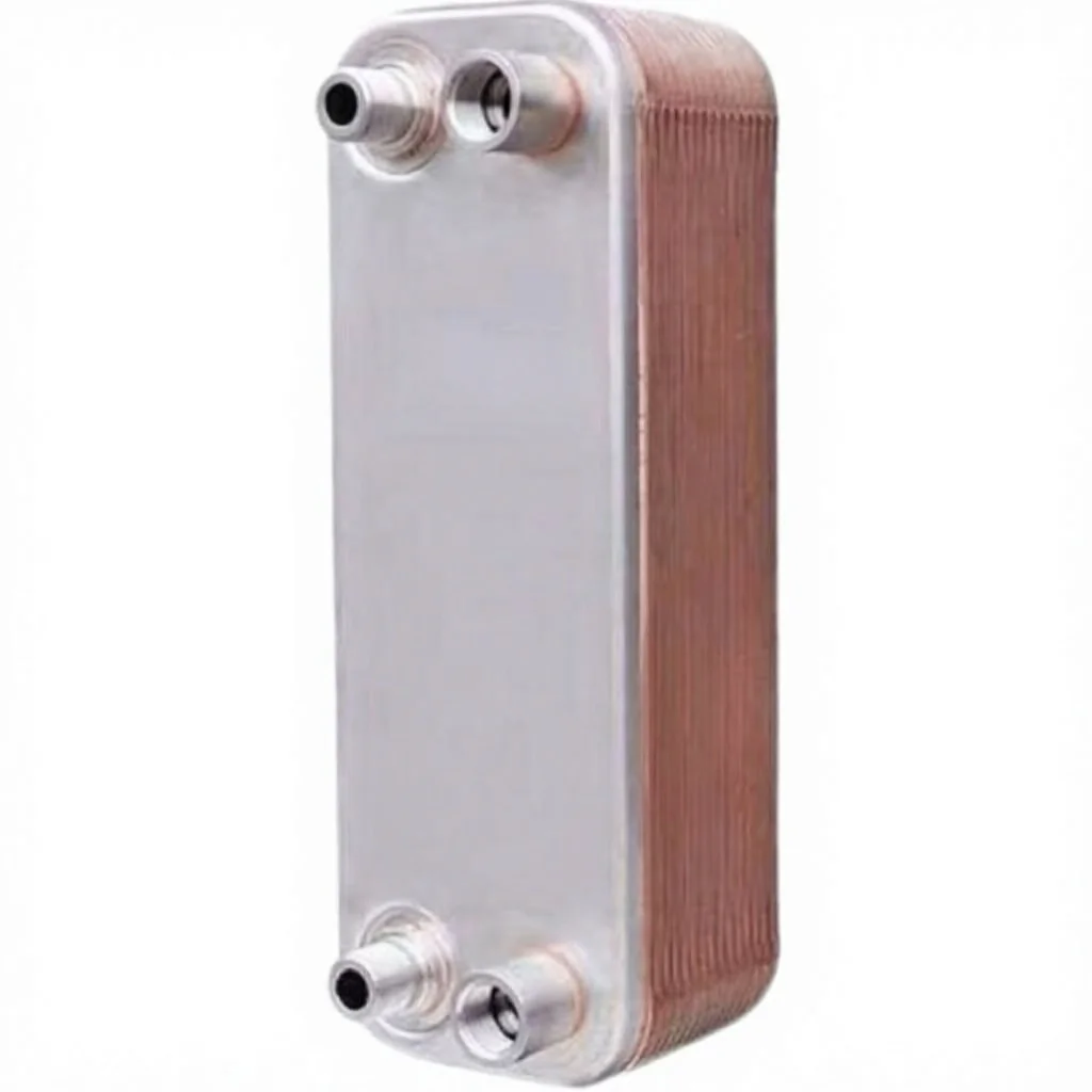 PLQ110 Stainless Steel Copper Brazed Plate Heat Exchanger Industrial Cooling Heat Recovery Competitive Price High Pressure