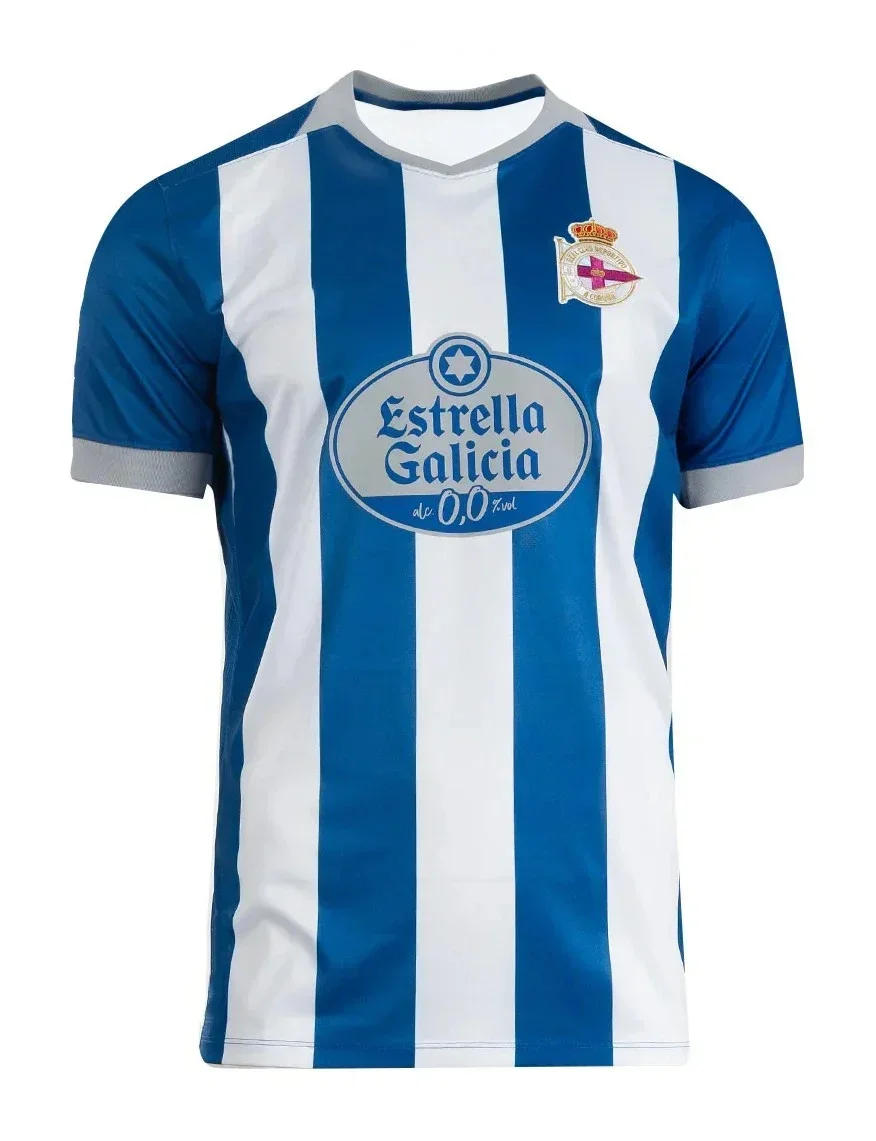 26-27 Deportivo La Coruña Team New Jersey Neues 3D-Druck Schnell Trocknend Atmungsaktiv Bequemes Sportliches Unisex Eltern-Kind-Outfit – Detail 4