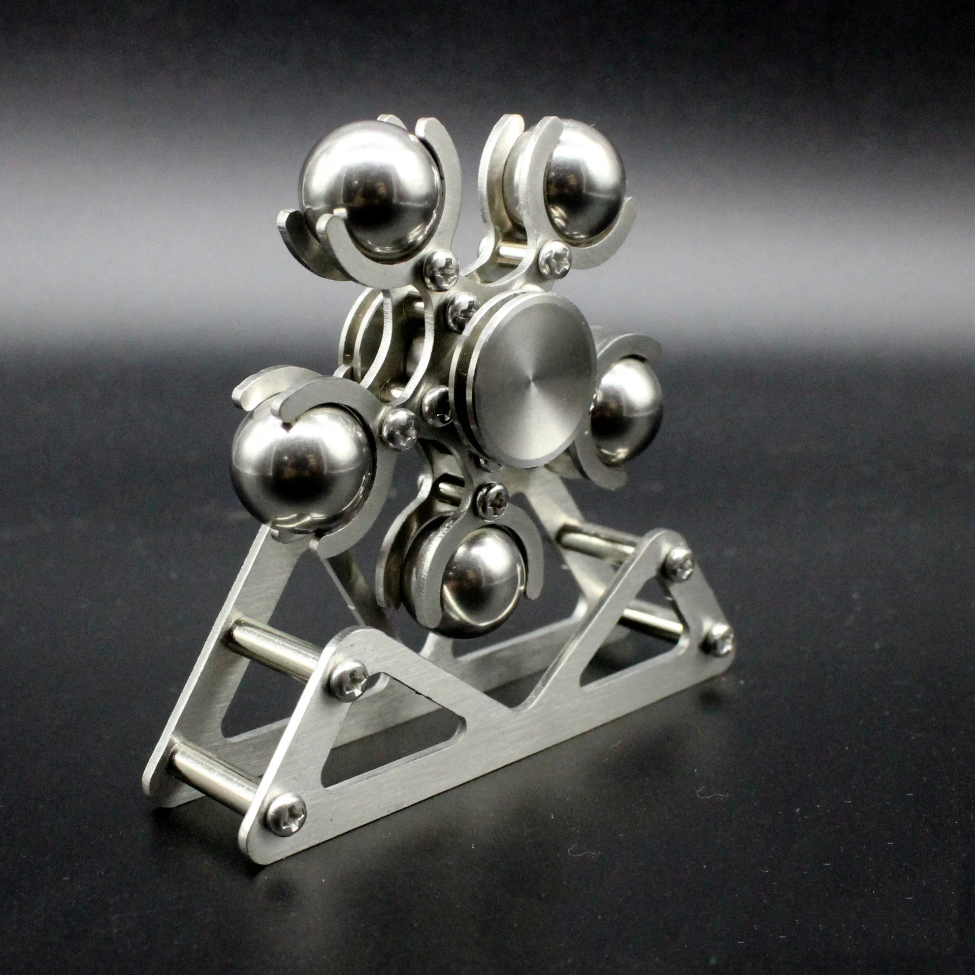For Adults Gift Idea Metal Ball Ferris Wheel Hand Spinner Stress Reliever Gyroscope Toy Stainless Steel Desktop Decor
