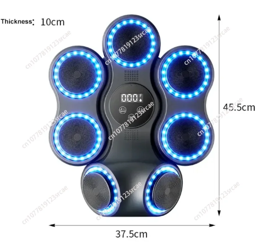 Smart Bluetooth music wall-mounted boxing target music boxing machine with boxing gloves