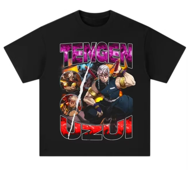 2026 New Year Hot Selling Anime Devil Killer Peripheral Printed Tanjiro Nezuko Short Sleeve Anime Clothing T-shirt