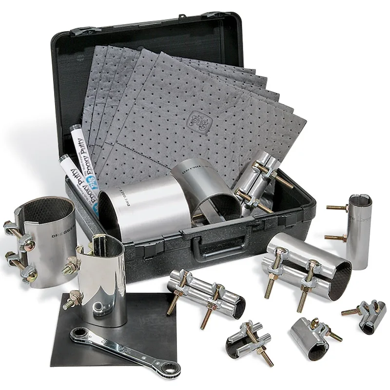 

Pipe plugging toolbox, pipe repair set plugging