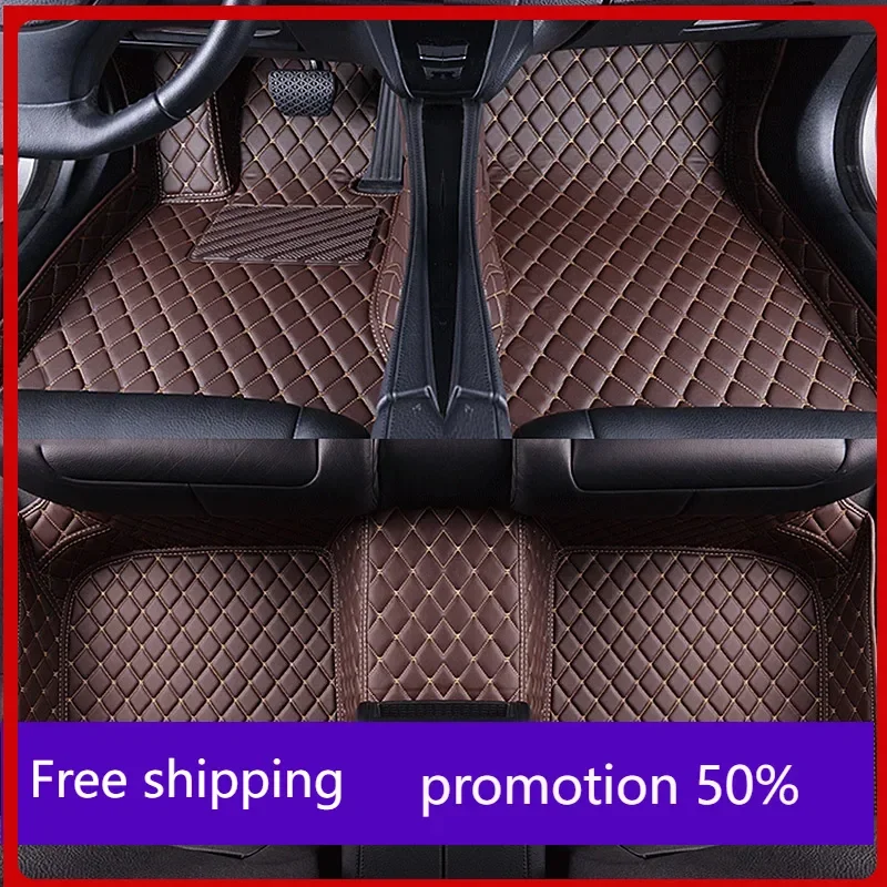 Custom Car Floor Mats For Suzuki Jimny 2007-2017 Luxury Leather Floor Durable Rugs Full Protector Auto Accessories Foot Carpet