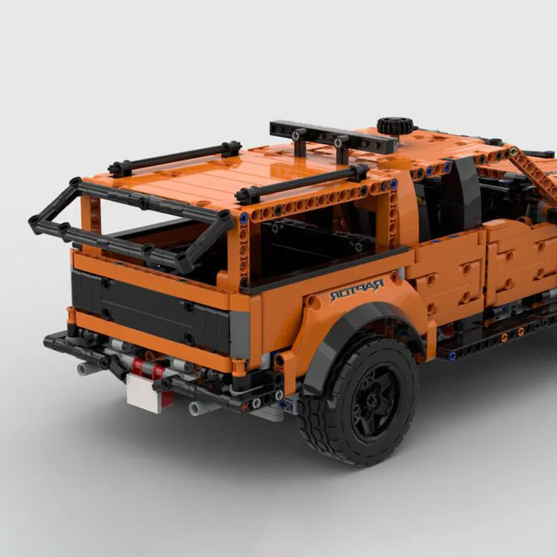 Nowy techniczny FORD F-150 Raptor Pickup upgrade Ver klocki do montażu cegieł DIY zabawki modele zmodyfikowane od 42126