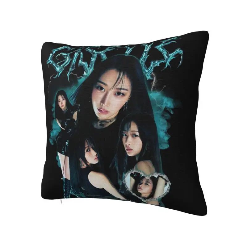 Kpop A-Aespas Girls Karina Winter Giselle Ningning Cushion Cover 40x40cm Soft Nordic Pillow for Car Sofa