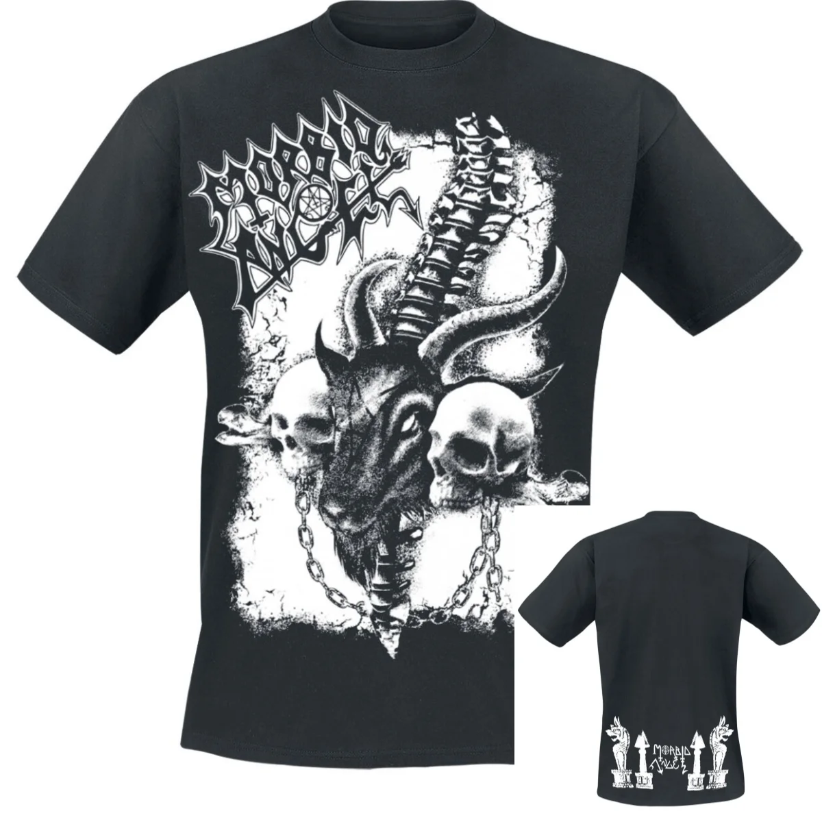 Pillars Crumbling Morbid Angel Band T-Shirt 100% Cotton Graphic Tee Men Women Summer Streetwear Top