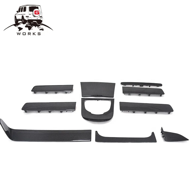 

STLFCarbon Fiber Interior Accessories Inner Trim Parts for MB G Class W464 G500 G550 G63 2019 Year+