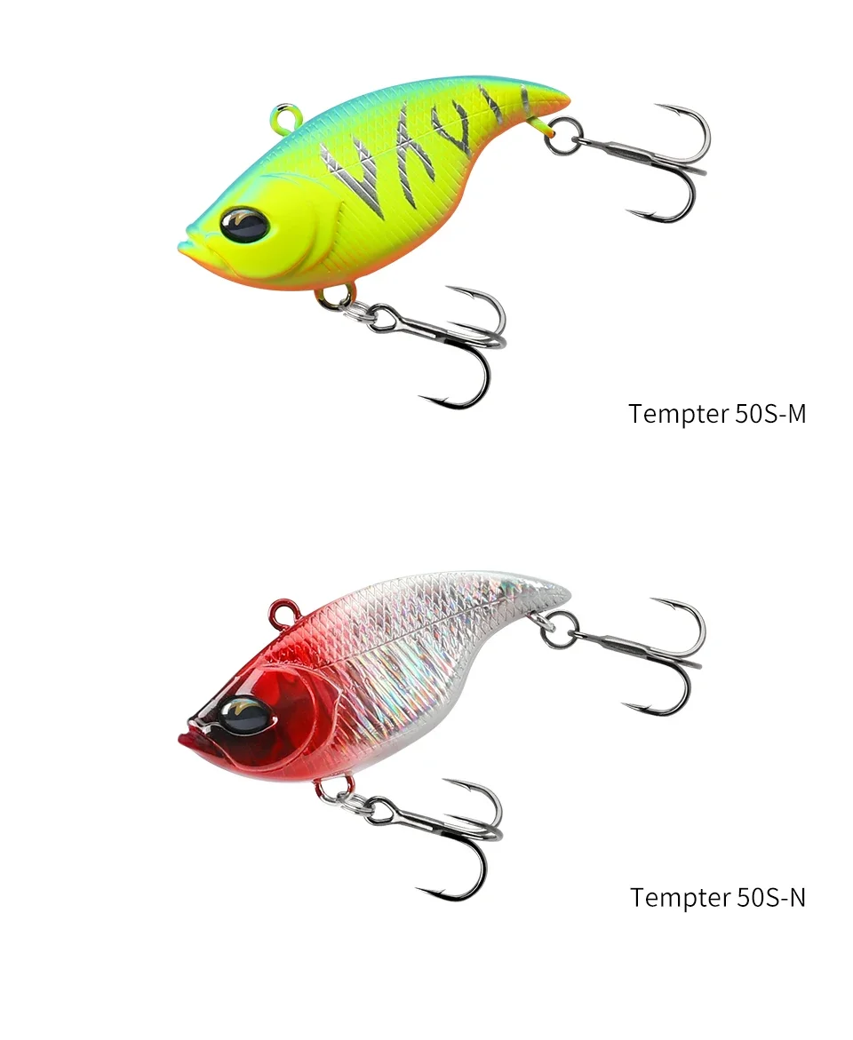 TSURINOYA 50S Vibration Tempter 50 mm 12,5 g Long Casting Sinking Lipless Hard Bait für Winterangeln Ideal für Hechtbarsche – Detail 17