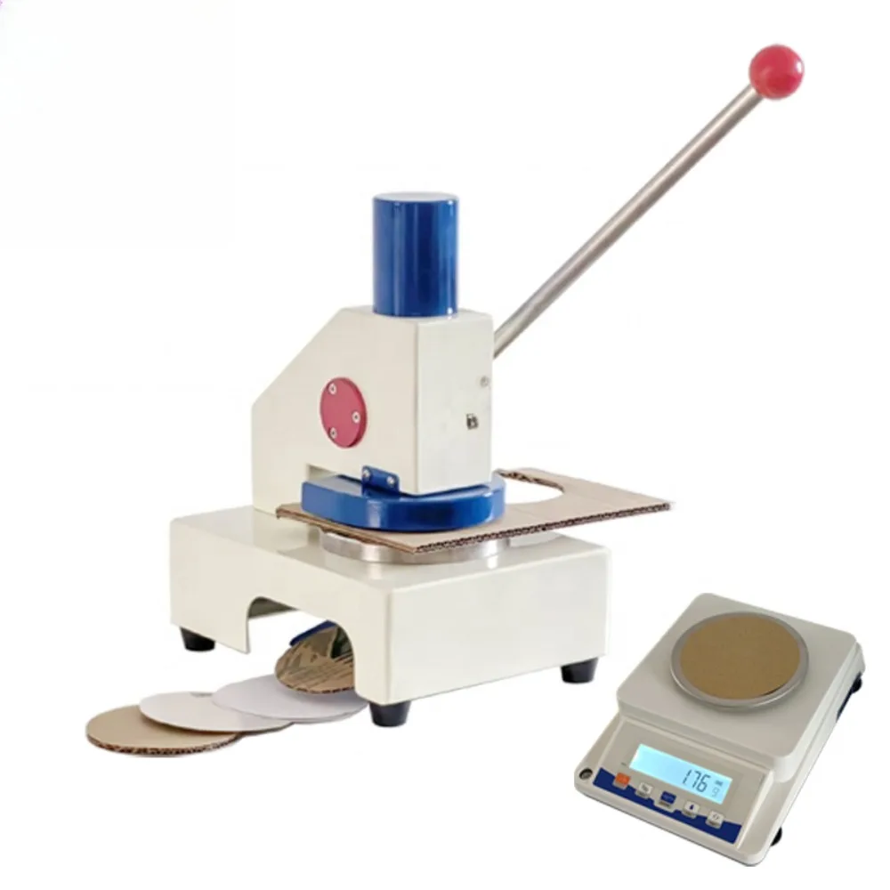New high-precision 0.5% circular paper sample cutter, sample area 100cm