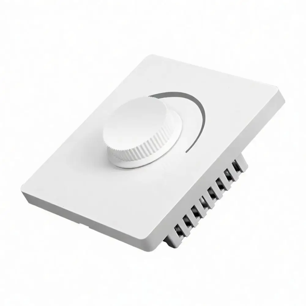 Wall Mounted Fan Speed Regulator Stepless Rotary Knob Switch Ceiling Ventilator Electric Airflow Control Panel Household Part