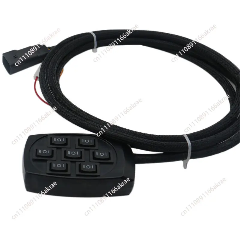for AVS Switch Box DC12V 7 Button Air Ride Suspension Manual Controller Switch Valve Replacement Controller