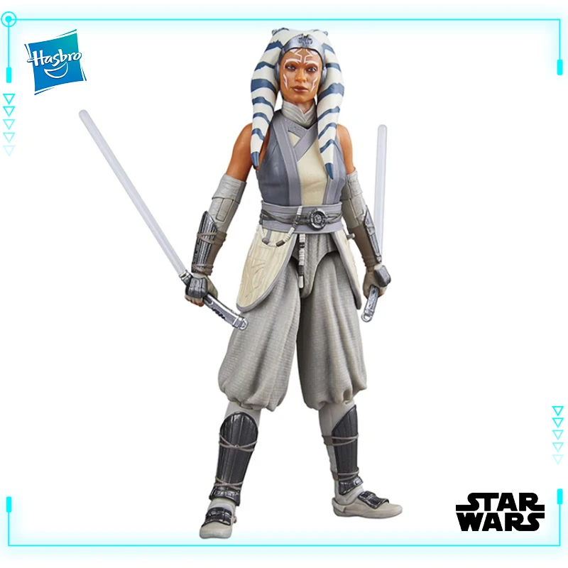 Hasbro Original genuino Star Wars Ahsoka la serie negra Ahsoka Tano Peridea 15cm juguetes de modelos de ensamblaje figuras de acción regalo de Navidad