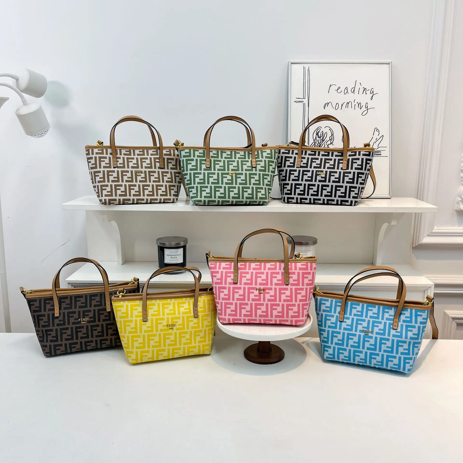 

‌2025 Floral Print Tote Bag‌ - Women's Stylish Shoulder & Handheld Basket Purse, Trendy Underarm Bag for Beach & Shopping