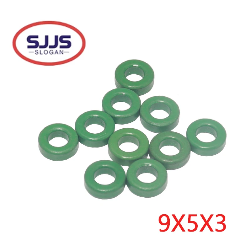 【30-10PCS】Ferrite Magnetic Ring 9x5x3MM 9*5*3mm Anti-interference Mn-Zn Toroidal Cores Toroid Ferrite Core for Inductor Chokes