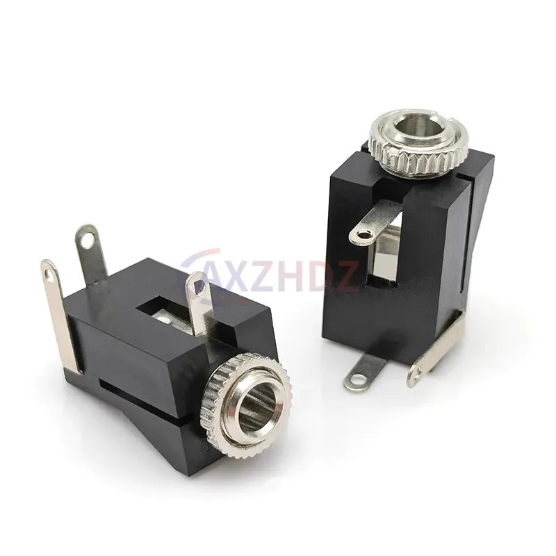 10PCS PJ302 PJ-302M 3.5MM Female Audio Connector 3 Pin DIP Headphone Jack Socket Single Track