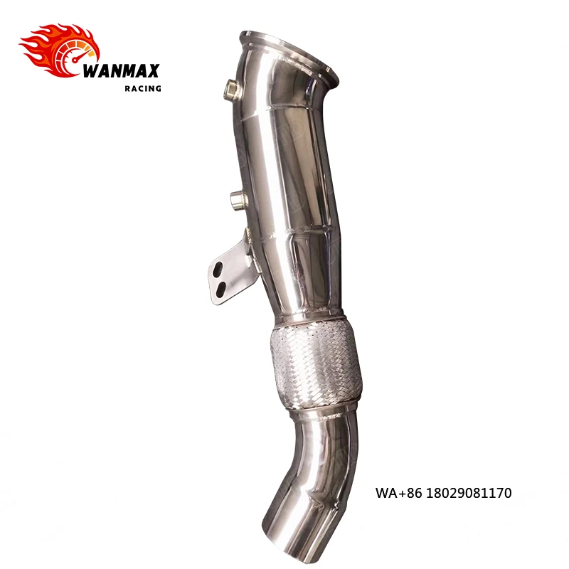 

Высокопроизводительный безкатализаторный даунпайп для M140i B58 3.0L Turbo (Евро 5), передняя труба из нержавеющей стали, улучшает отклик турбины
