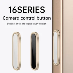 For iPhone 16 Pro Max Plus Touch Photo Camera Control Button Protective Cover Metal Frame with Capacitor Chip Phone Accessories