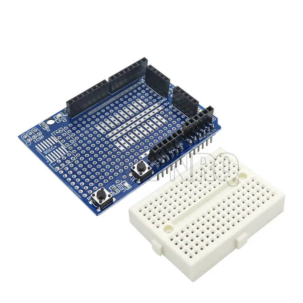 UNO R3 Development Board ATMEGA328P CH340 / ATEGA16U2 Compatible For Arduino R3/R4 UNO Proto Shield Expansion Board With Cable