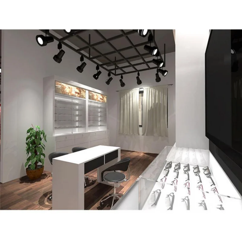 custom.Optical Showroom Design Display Decoration Best Optical Shop Design Eyewear Display Cabinet