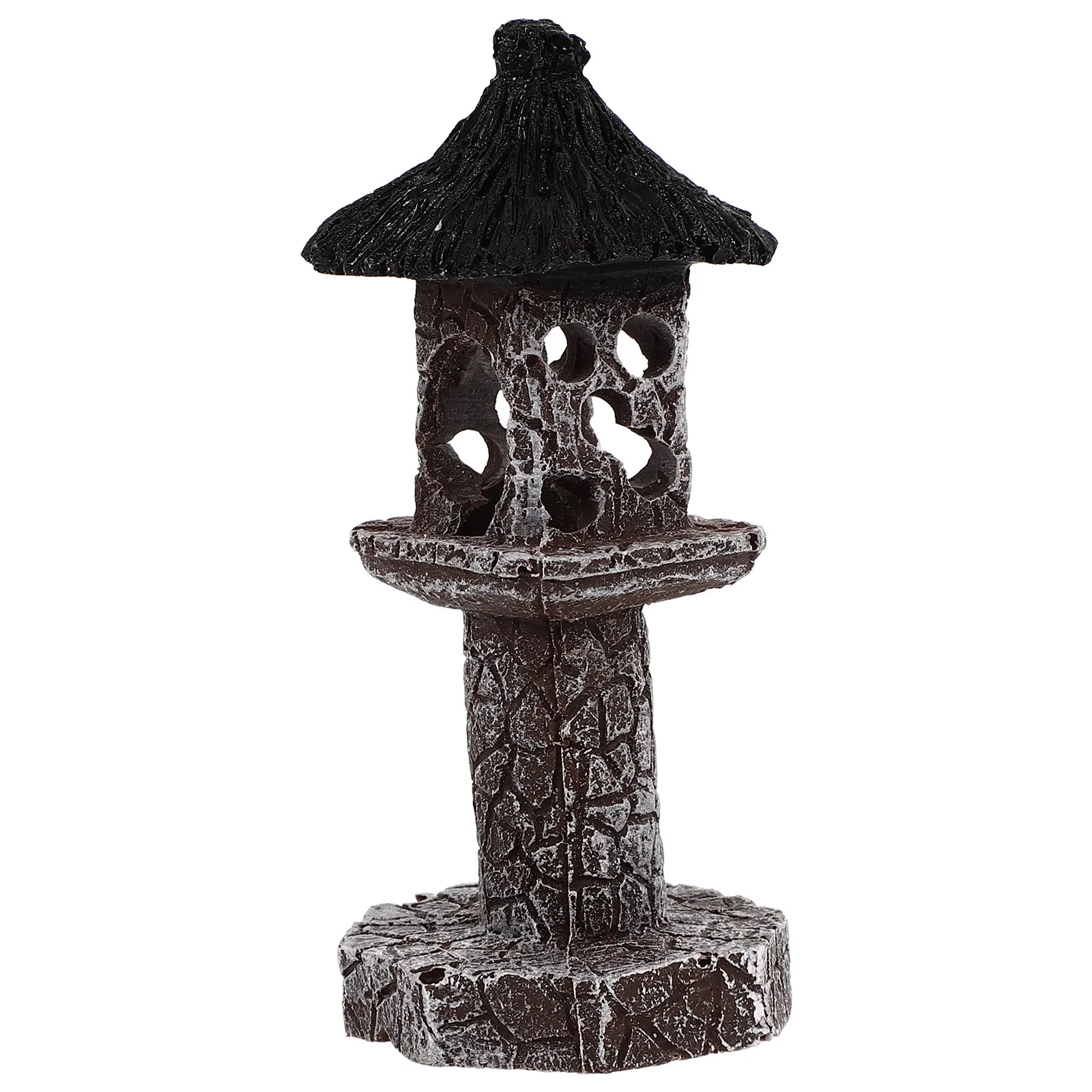 

1 шт. Декоративный элемент для аквариума: акриловая фигурка-фонарь, маленькое изделие из смолы, украшение для аквариума, ландшафтный декор для дома и офиса