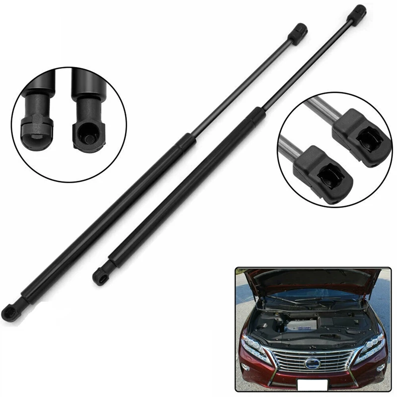 2X Front Bonnet Hood Lift Struts Support Shock Gas Cylinder Set for Lexus RX350 RX450H 2010-2015