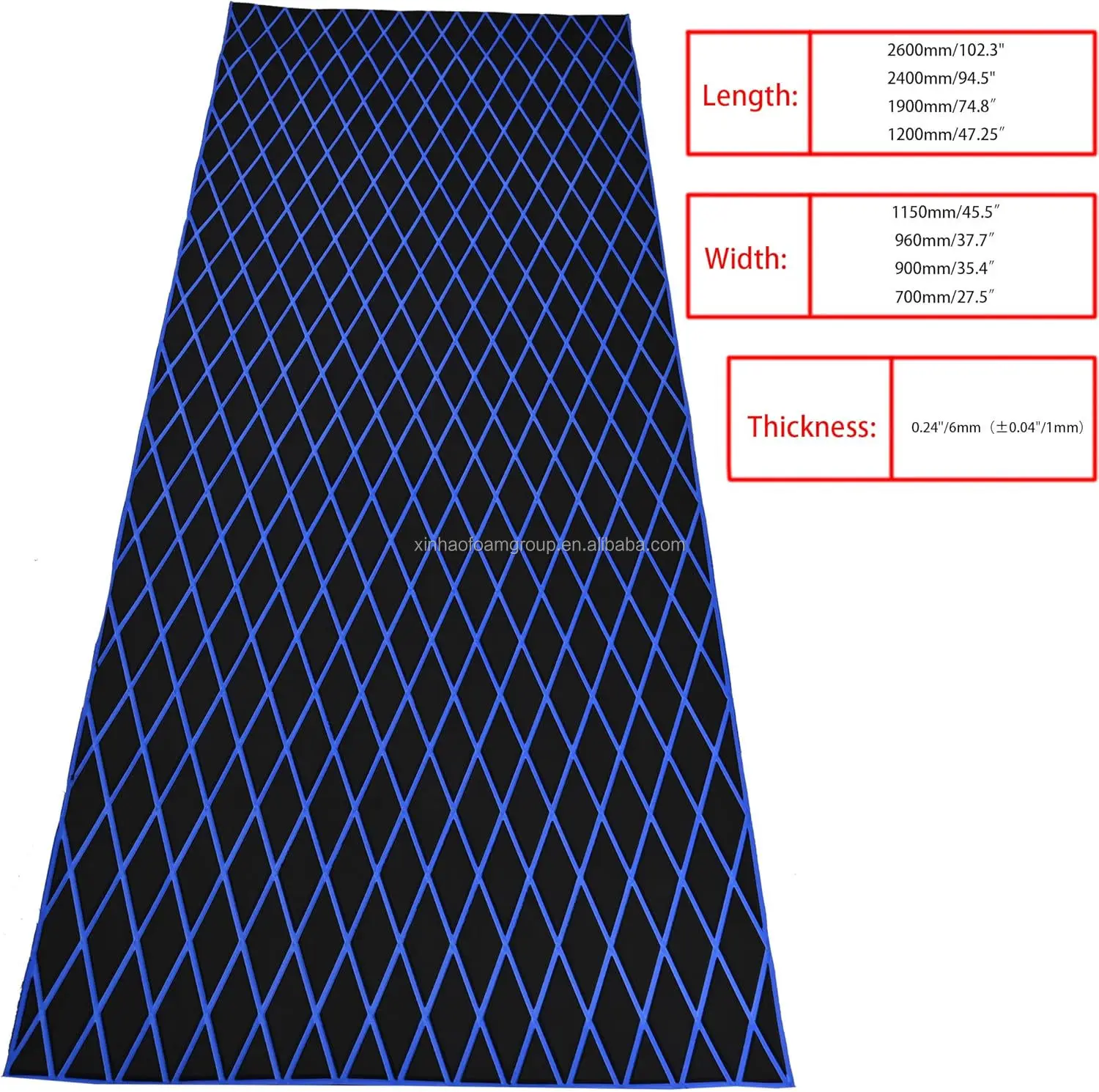 SSTL Waterproof Deck Flooring Custom Decking Material EVA Foam Faux Teak Sheet Marine Boat Mat