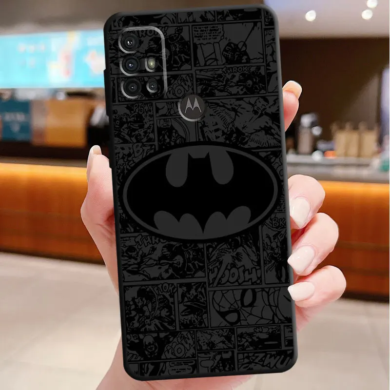 B-Batman Hero Logo Cover Phone Case for Motorola Moto G30 G31 G50 G51 G60S G71 G22 G32 G52 G72 G53 G73 Soft TPU