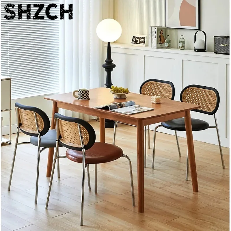 Minimalist PP Woven Stackable Dining Chair Modern Restaurant & Home Seating
