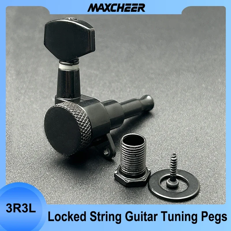

3R3L заблокированная струна для левой и правой гитары, колышки для тюнинга гитары, тюнеры, машинная головка для Народной акустической электрической гитары