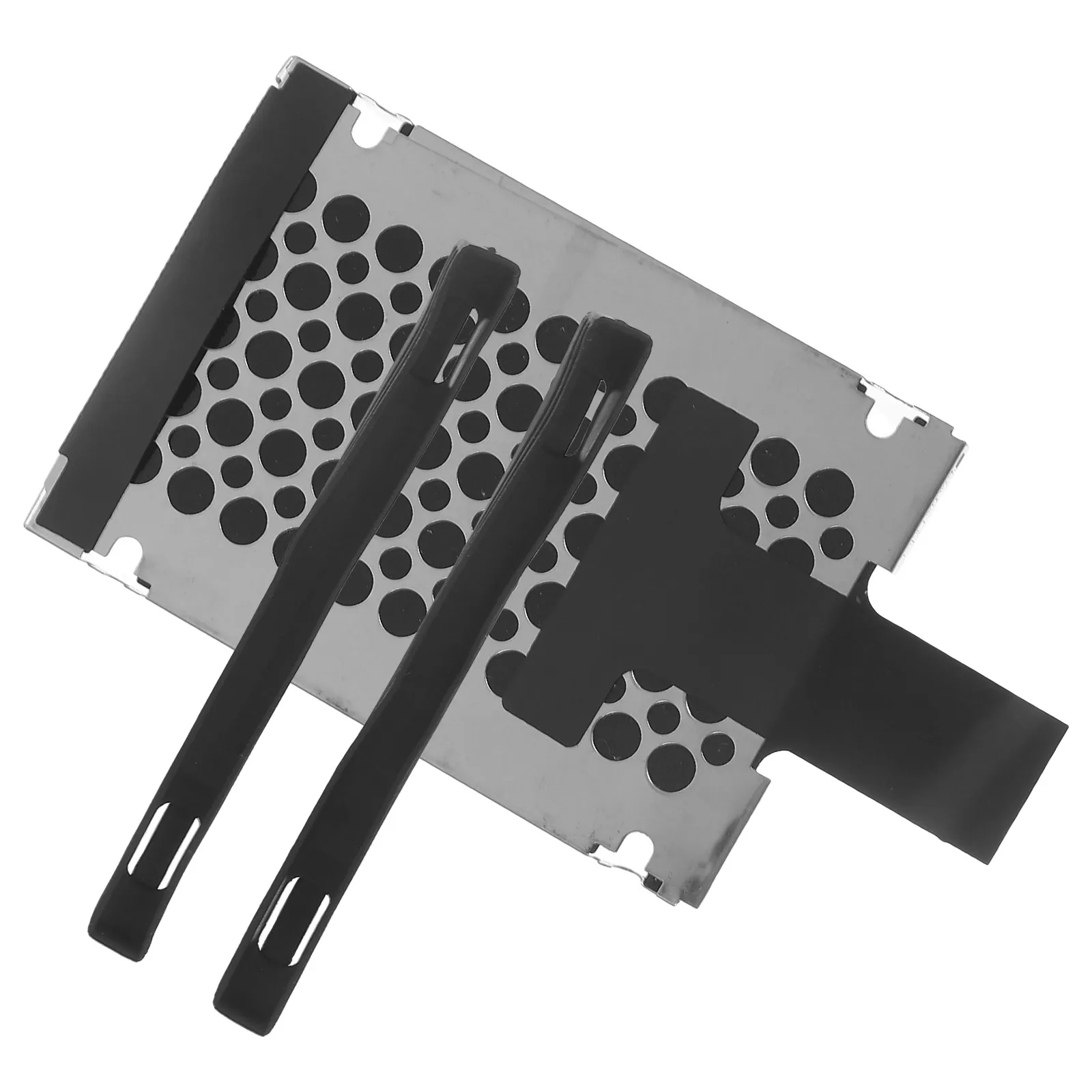 1Set Hard Drive Cage Rubber Guide Rail Hard Disk Tray Shock Absorbing Mounting Bracket Internal Hdd Cover Secure Fix Laptop Part