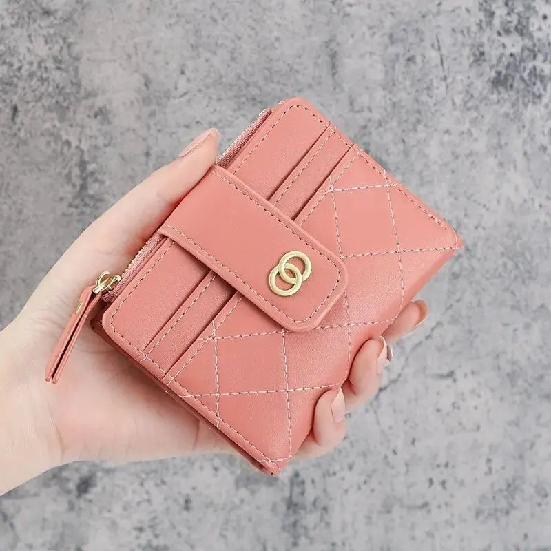 Women Wallets PU Leather Female Purse Mini Multi-Cards Holder Coin Short Wallets Slim Small Wallet Zipper Carteras Para Mujeres