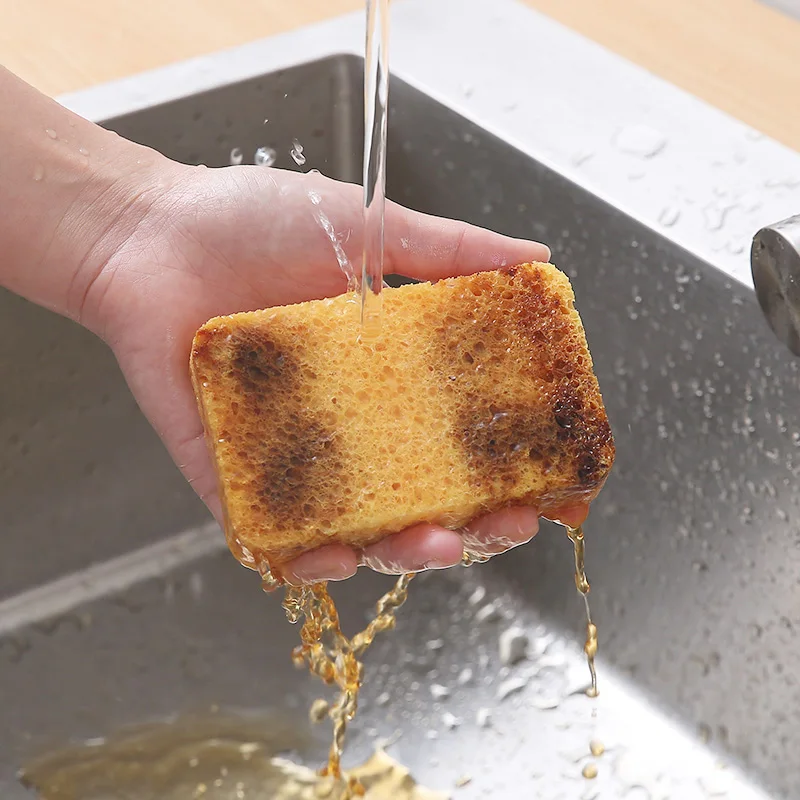 Gomma da cancellare in spugna magica melaminica in pasta di legno da cucina per lavare i piatti il piano cottura rimuove la ruggine padella per