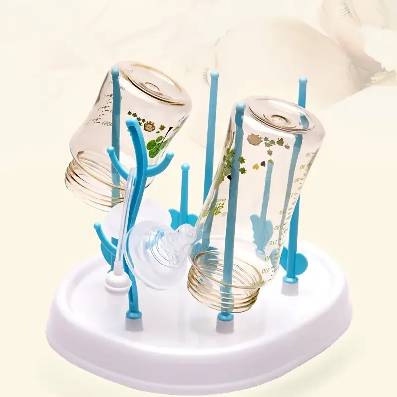 

Baby Tree-shaped Feeding Bottle Drying Rack, Infant Feeding Bottle Draining Rack, Detachable Feeding Bottle Rack, Boxed