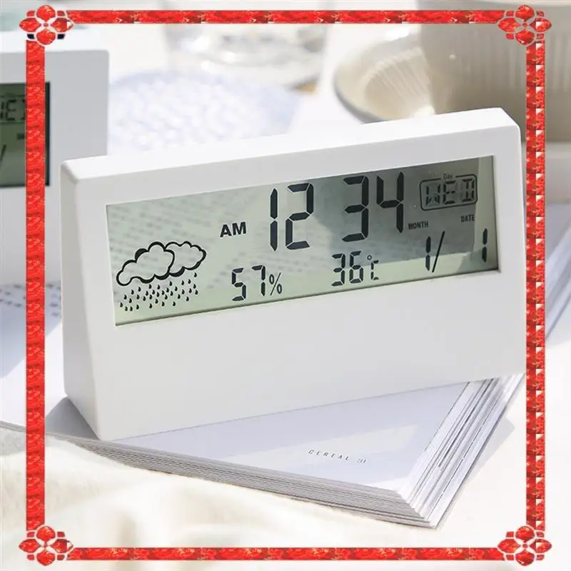 

24-часовая доставка, светодиодный термометр, термогигрометр, многофункциональный электронный измеритель температуры и влажности, метеостанция с Alar