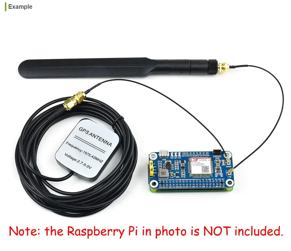 Imagem -05 - Nb-iot Cat-memtc Gnss Hat Baseado em Sim7080g Aplicável Globalmente para Raspberry pi Arduino Stm32