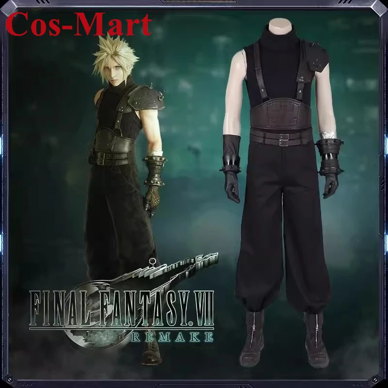 

Cos-Mart Game Final Fantasy VII Cloud Strife Cosplay Costume Daily Wear Activity Party Role Play Clothing XXXL Custom-Make