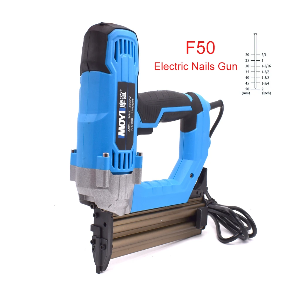 F50 Electric Nails Gun 3800W Framing Tacker Staples Gun Household Tool Electric Power Tools