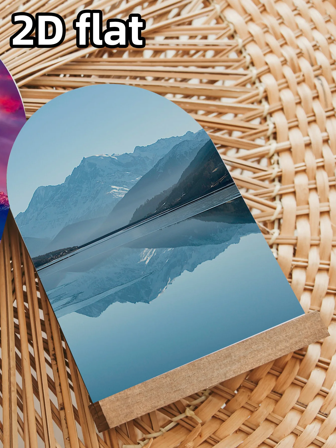 طباعة صور قوسية بقاعدة خشبية |   قوس بوهو صغير أو كبير ديكور المنزل الحد الأدنى الحديث |   صورة عائلتك المطبوعة