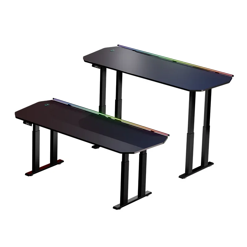 

Gaming computer desk household electric lifting standing desktop live streaming host table