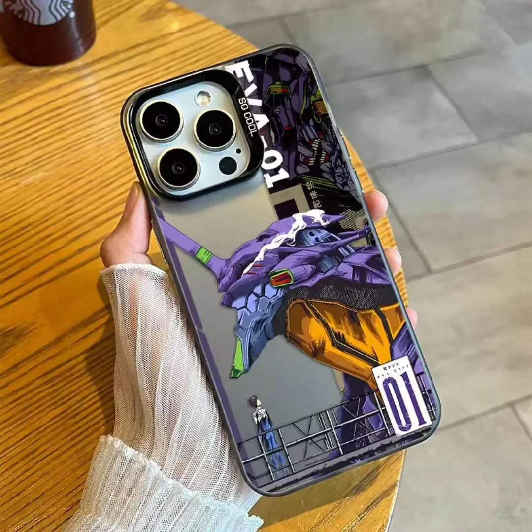 Ikari Shinji Fighter EVA-01 حافظة لهاتف سامسونج جالاكسي A56 A55 A16 A54 A36 A26 A15 A35 A17 A07 S25 S26 Ultra Edge S24 Plus S23 FE #6