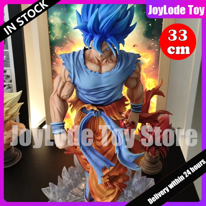 

In Stock Jt Studio Dragon Ball Goku Anime Figures Super Blue Goku Pvc Statue Collection Model Room Decoration Toys Custom Gifts