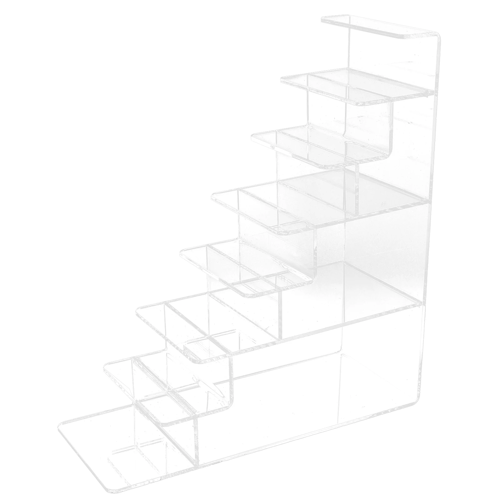 

1pc Clear Acrylic Multi-Tier Display Stand For Wallets Purse Organizer Countertop Storage Rack Shop Display Shelf