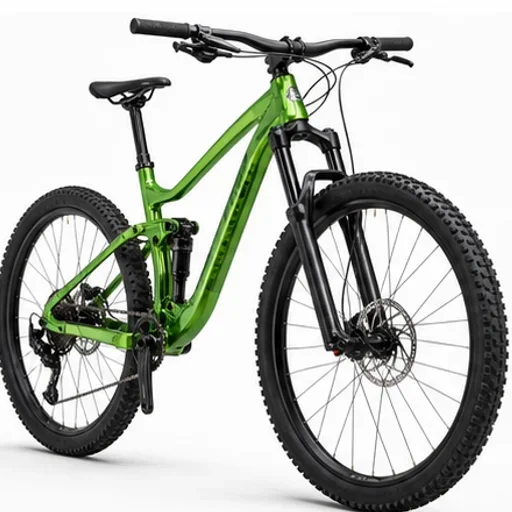 Aluminum Alloy 26/27.5 Inch Full Suspension Soft Tail Mountain Bike for Men Shock Absorbing Off Road Cycling Lux-12-HD-MagicGree