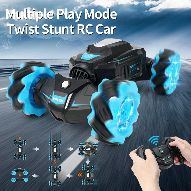 MBL Gesture Twist Stunt Car 2.4Ghz Radio Remote Control Watch Gesture Sensor Rotation Gift Electronic Toy For Kids Boy