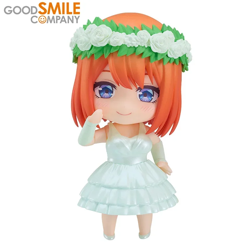 

In Stock Good Smile GSC Nendoroid 2405 Yotsuba Nakano Wedding Dress The Quintessential Quintuplets Anime Figure Action Model Toy