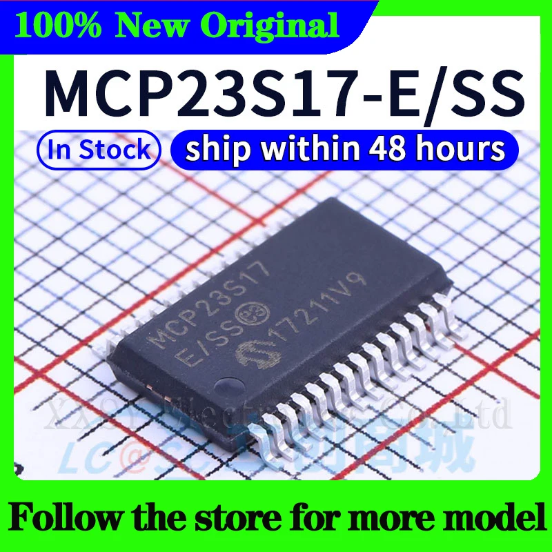 MCP23S17-E/SS MCP23017-E/SS MCP23S17-E/SO MCP23S17-E/ML MCP23017-E/SO في المخزون 48 ساعة السفينة